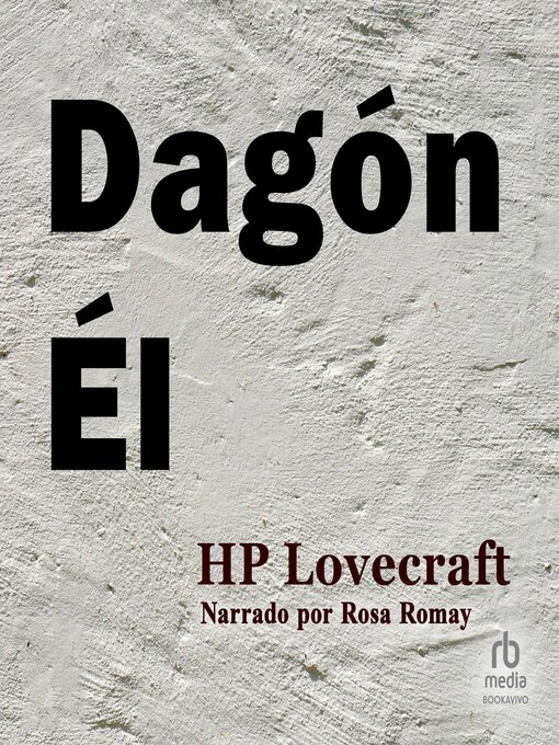 Title details for El Dagón "Dagon" by H.P. Lovecraft - Available